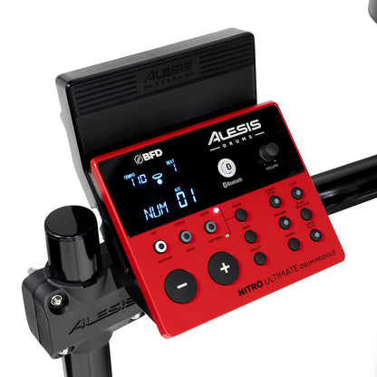 Alesis Nitro Ultimate 9-Piece Electronic Drum Kit with Hi-Hat Controller and Bluetooth Connectivity — view 4