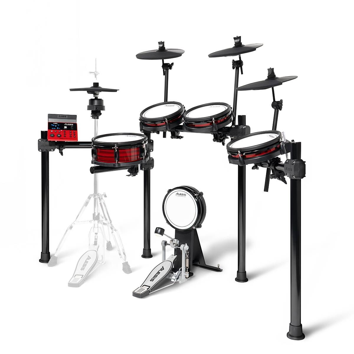 Alesis Nitro Ultimate 9-Piece Electronic Drum Kit with Stand-Mounted Hi-Hat and Bluetooth Connectivity — view 3