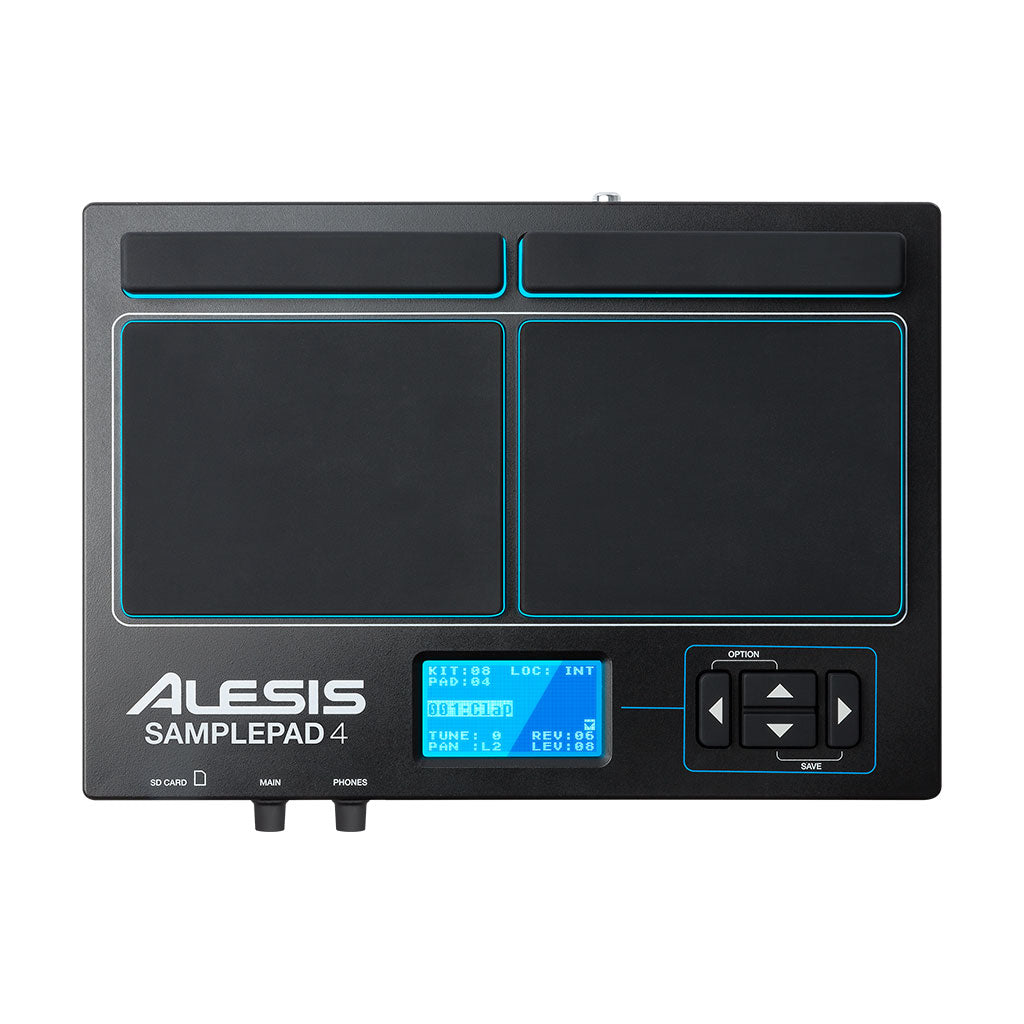 Alesis SamplePad 4 Electronic Drum Module with 4 Backlit Pads and USB Connectivity