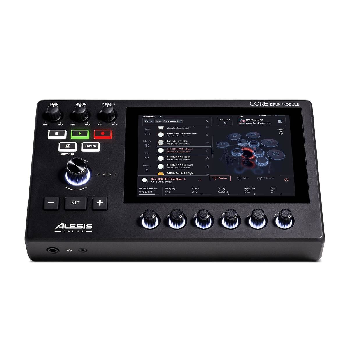 Alesis Strata Club 7-Piece Electronic Drum Set with 7" Touchscreen, Bluetooth, and WiFi — view 3