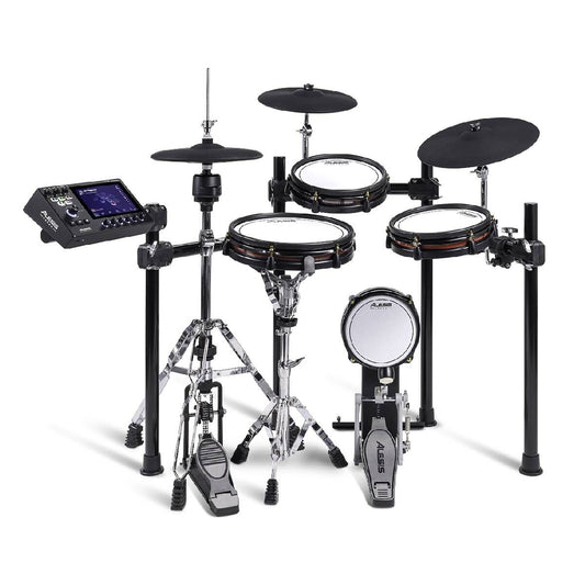 Alesis Strata Club 7-Piece Electronic Drum Set with 7" Touchscreen, Bluetooth, and WiFi