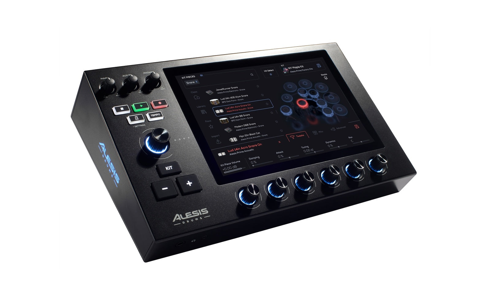 Alesis Strata Prime 10-Piece Electronic Drum Kit with Touch Screen Drum Module — view 8