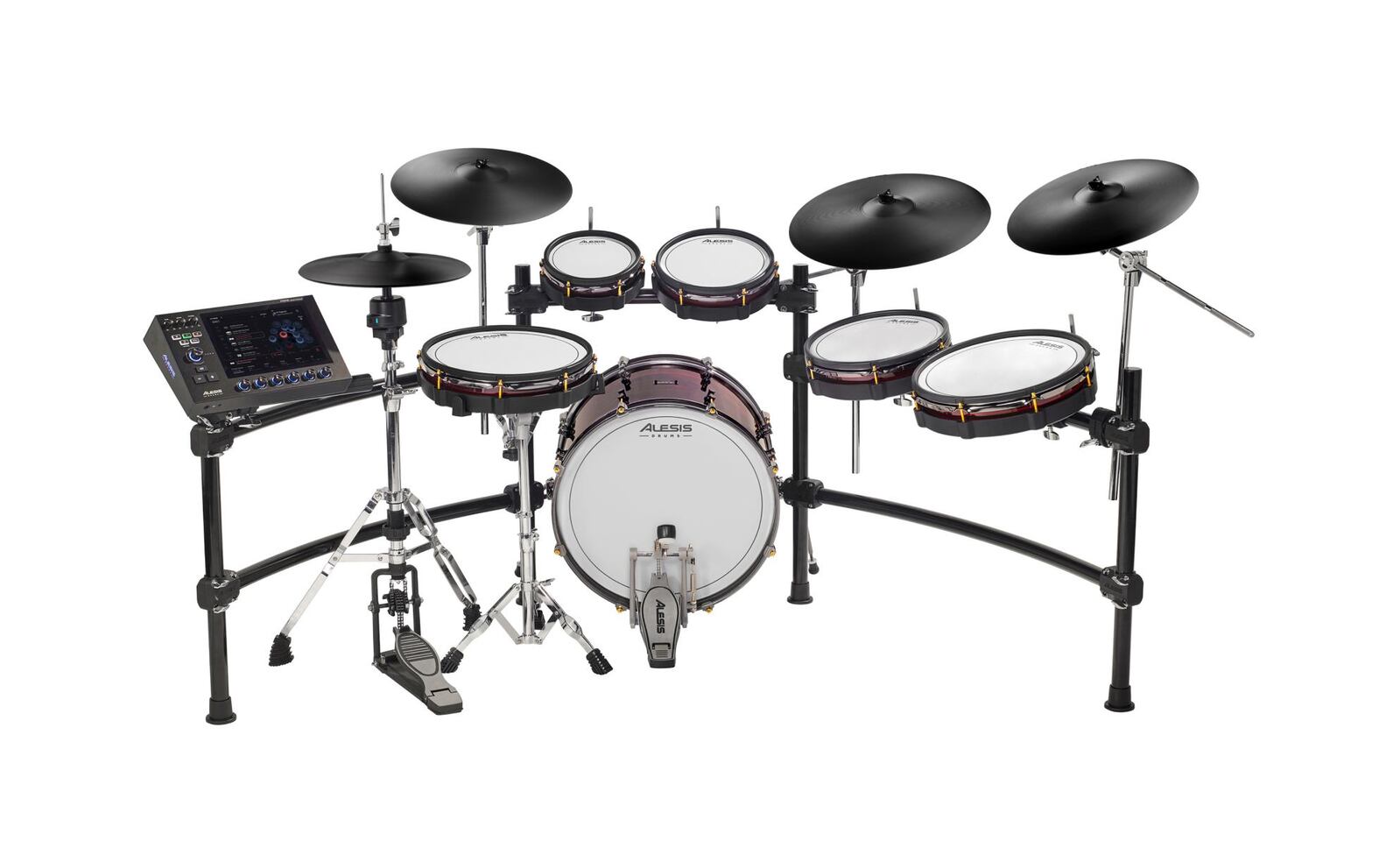 Alesis Strata Prime 10-Piece Electronic Drum Kit with Touch Screen Drum Module
