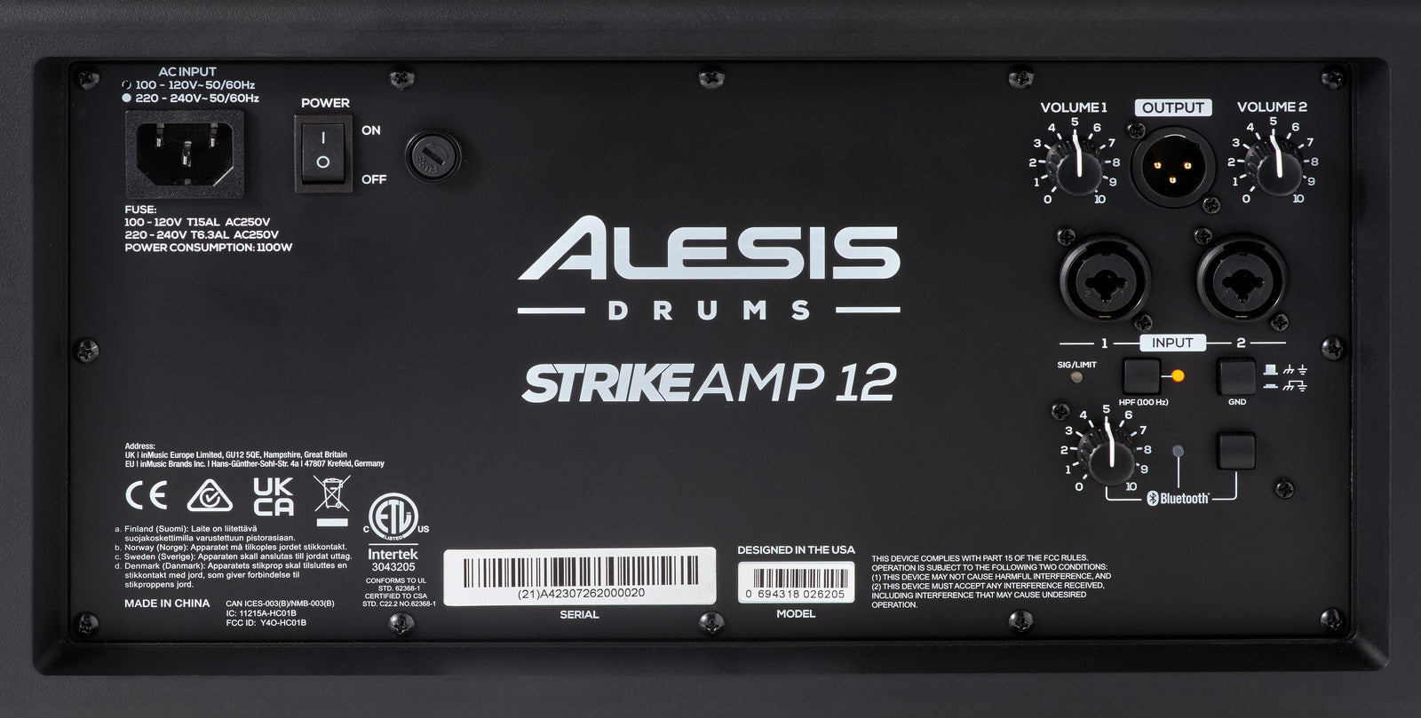 Alesis Strike Amp 12 MK2 2500-Watt Electronic Drum Amplifier with Bluetooth — view 8