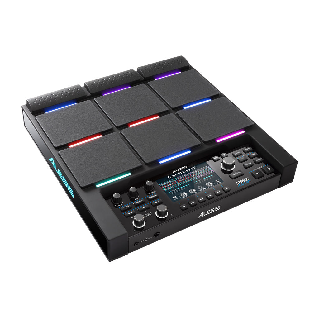 Alesis Strike MultiPad: 9-Pad Performance Module with USB, MIDI, 8000+ Samples, 5 Effects, Pro Tools First & Ableton Live Lite Included