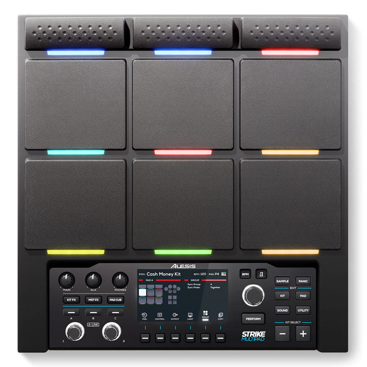 Alesis Strike MultiPad: 9-Pad Performance Module with USB, MIDI, 8000+ Samples, 5 Effects, Pro Tools First & Ableton Live Lite Included — view 2