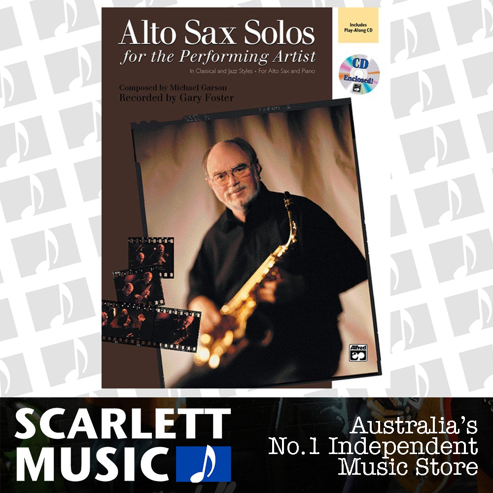Alto Saxophone Performance Artist Book and CD — view 2