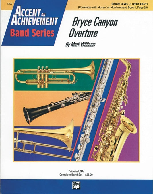 Bryce Canyon Overture Concert Band Sheet Music Grade 1