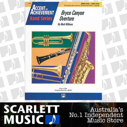 Bryce Canyon Overture Concert Band Sheet Music Grade 1 — view 2
