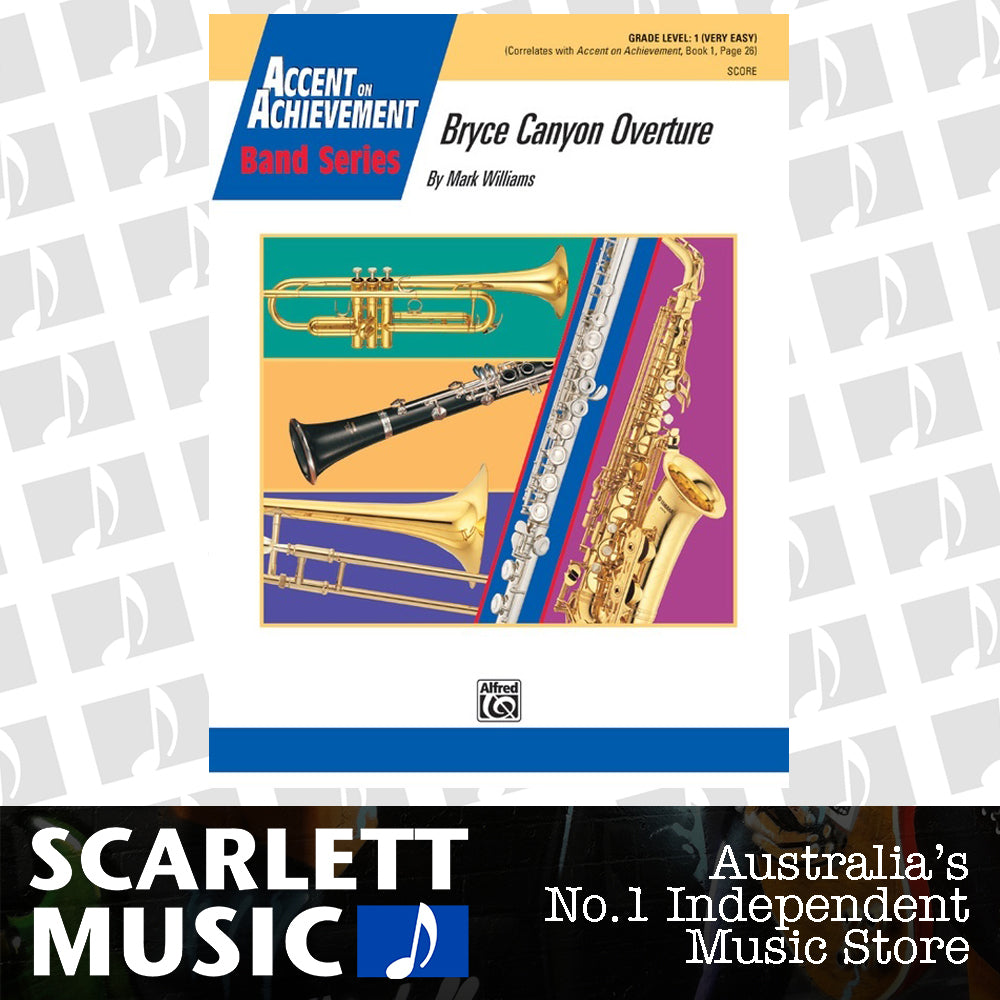 Bryce Canyon Overture Concert Band Grade 1 Conductor Score — view 2