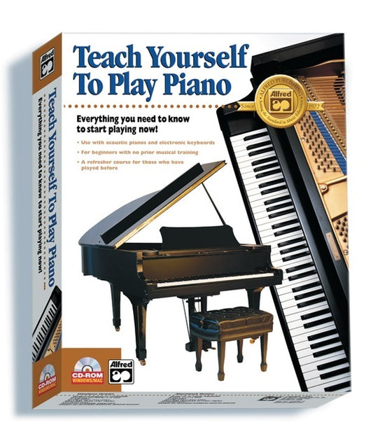 Teach Yourself to Play Piano CD Rom Box Set