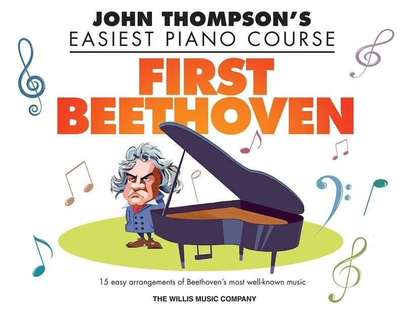First Beethoven Easiest Piano Course - 15 Easy Arrangements for Beginners
