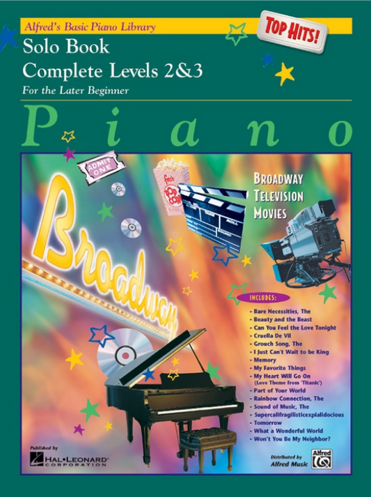 ABPL Top Hits Solo Piano Sheet Music Book Complete 2 & 3