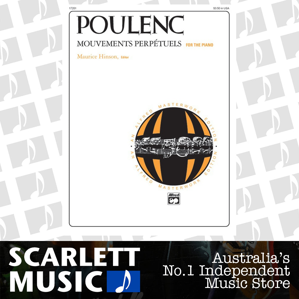 Poulenc Mouvements Perpetuels For Piano — view 2