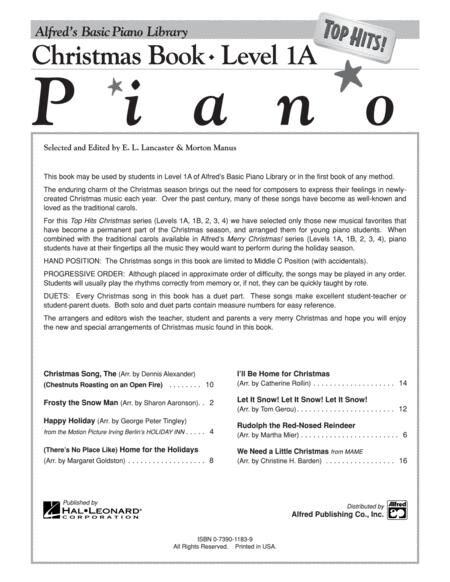 ABPL Top Hits Christmas Piano Book 1A — view 2