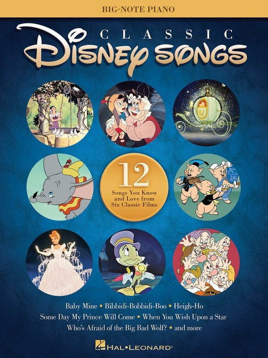 Classic Disney Songs — Big Note Piano (Hal Leonard)