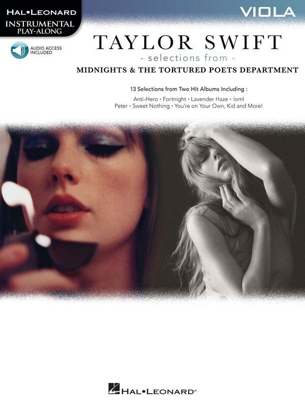 Selections from Midnights & The Tortured Poets for Viola - Instrumental Play-Along Series