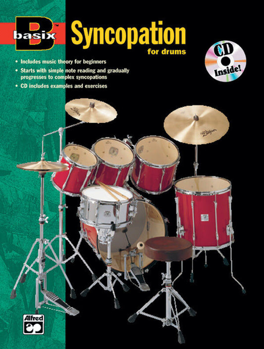 Basix Syncopation for Drums Book with CD