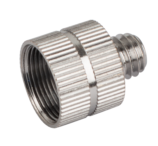 AMS Microphone Stand Adaptor 5/8" Internal to 1/4" External Knurled