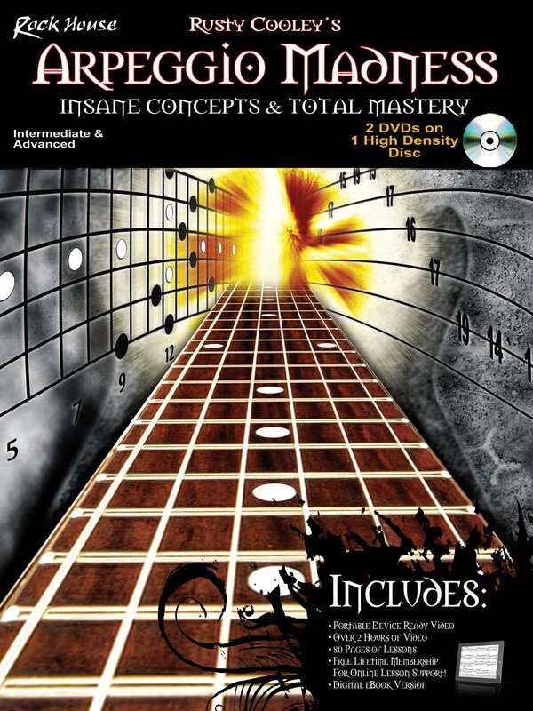 Arpeggio Madness — Book/DVD, Guitar TAB (Rock House)