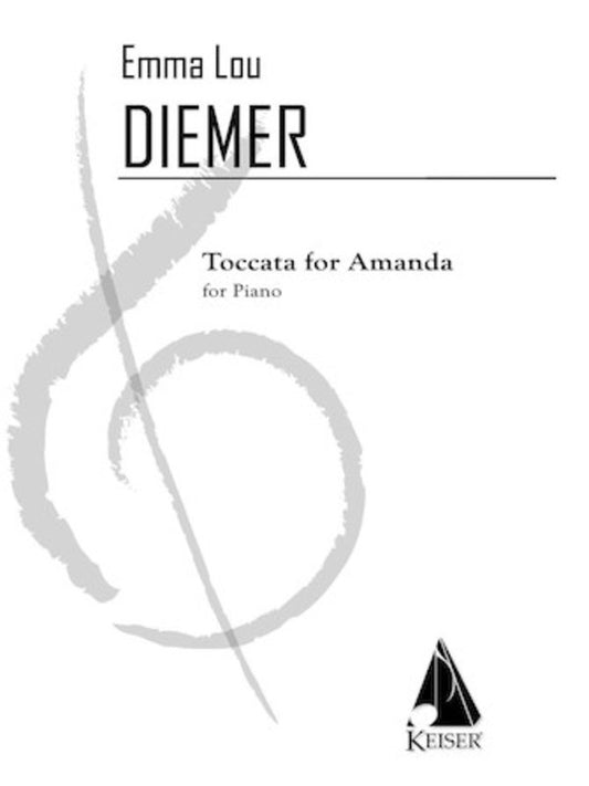Diemer - Toccata For Amanda For Piano (Pod)