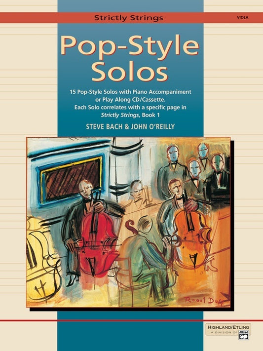 Strictly Strings Pop-Style Solos for Viola Book