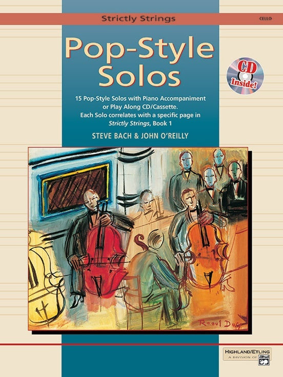 Strictly Strings Pop-Style Solos Cello Book with CD