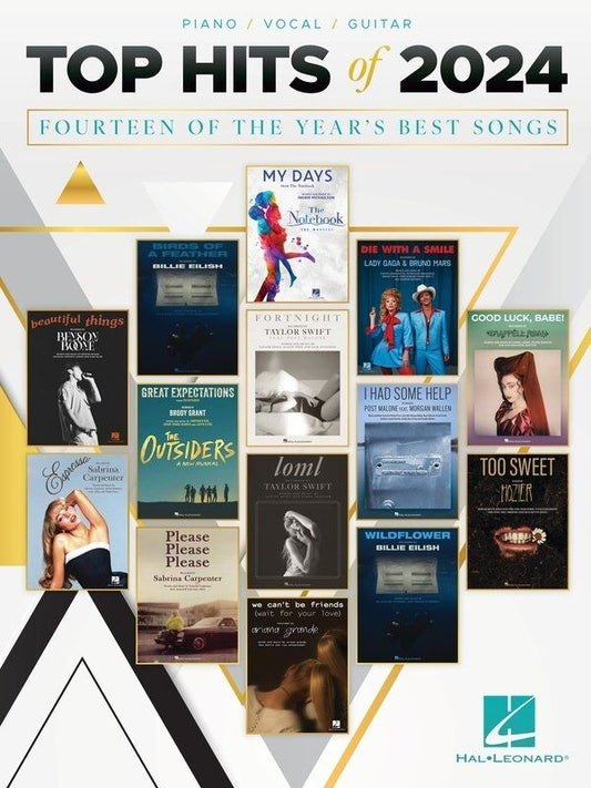 Top Hits of 2024 PVG Songbook for Piano, Vocal & Guitar by Hal Leonard