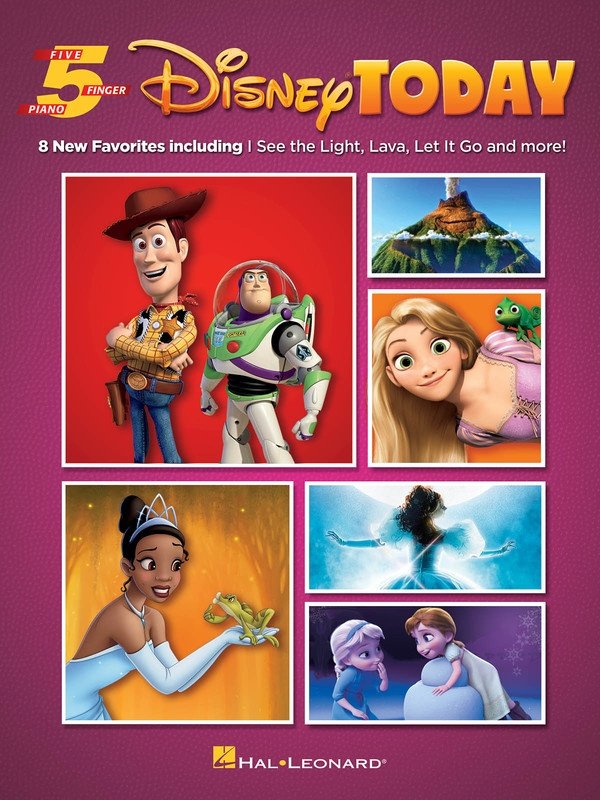 Disney Today — Five Finger Piano (Hal Leonard)