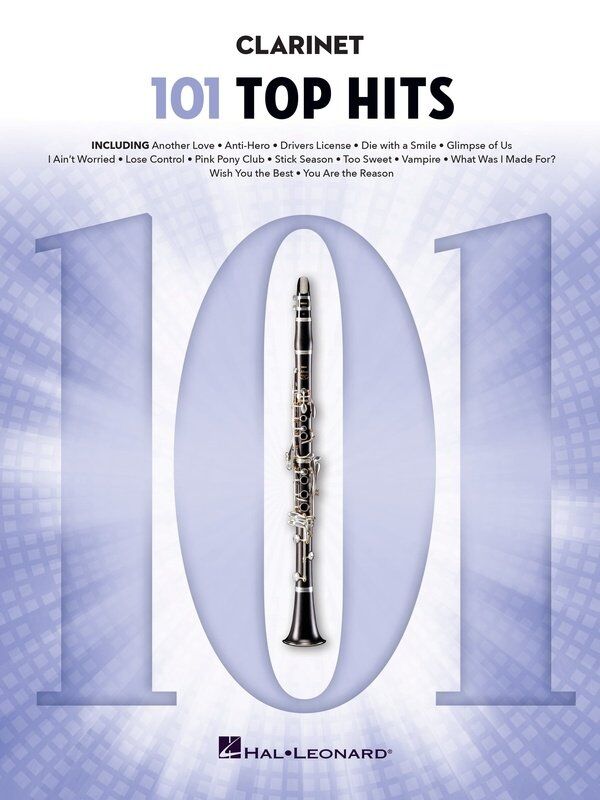 101 Top Hits for Clarinet by Hal Leonard - 176 Pages