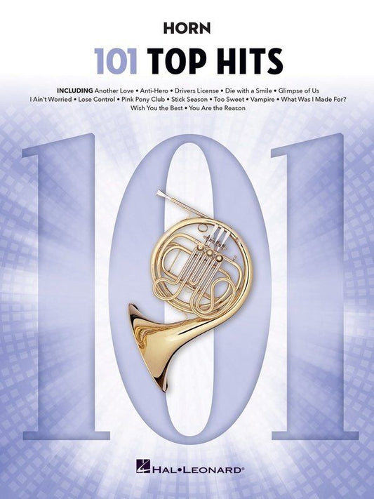 101 Top Hits for Horn - Songbook for Woodwind Players, 176 Pages, Beginner & Intermediate Arrangements, Chart-Topping Favorites