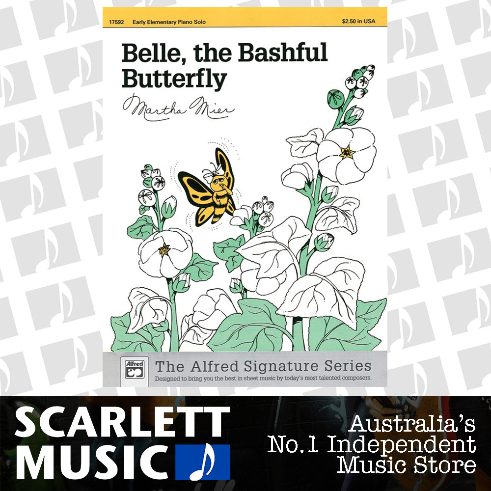 Belle the Bashful Butterfly Piano Sheet Music — view 2