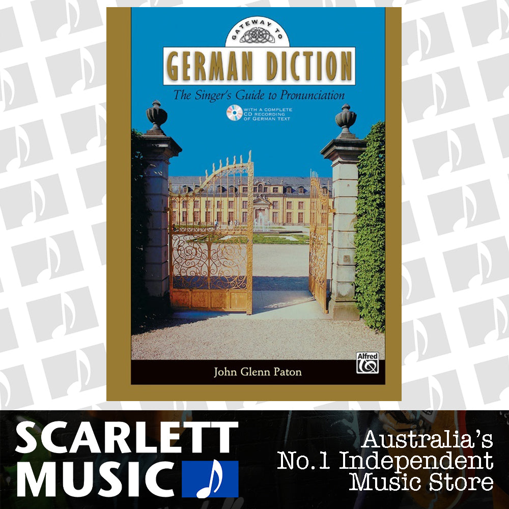 Gateway To German Diction Singers Guide Book/CD — view 2