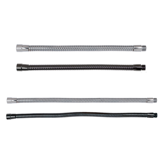 19 Inch Gooseneck Microphone Holder - Chrome - 5/8" Thread