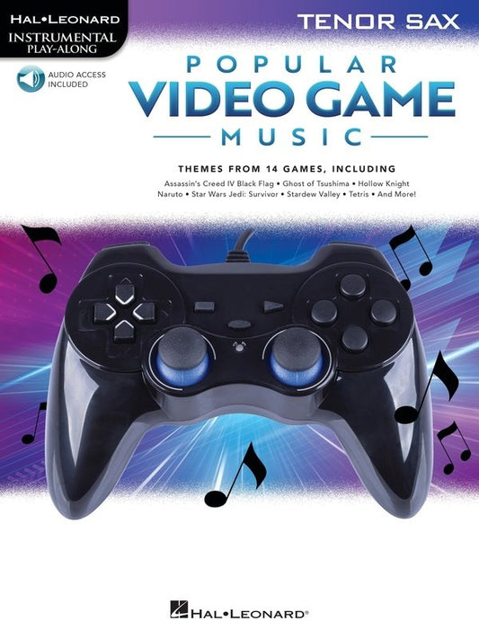 Popular Video Game Music For Tenor Sax Bk/Ola (Hal Leonard)