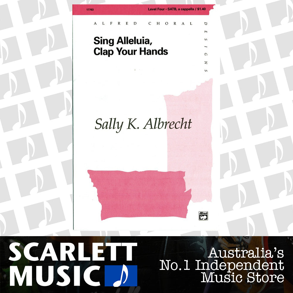Sing Alleluia Clap Your Hands SATB Choral Sheet Music — view 2