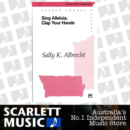 Sing Alleluia Clap Your Hands SATB Choral Sheet Music — view 2