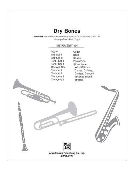 Dry Bones Soundpax Instrumental Parts