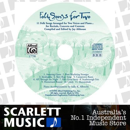 Folk Songs For Two CD Only — view 2