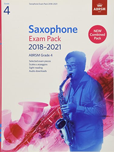 ABRSM Saxophone Exam Pack 2018-21 Grade 4 with Sheet Music, Scales, Sight-Reading, and Audio Downloads