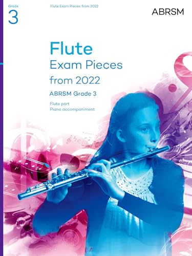 ABRSM Flute Exam Pieces 2022 Grade 3 Sc/Pt/OA - Nine Selected Pieces with Audio Downloads