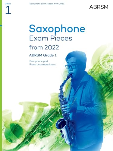 ABRSM Grade 1 Saxophone Exam Pieces 2022 Sheet Music with Piano Accompaniments