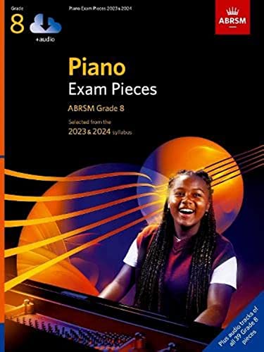 ABRSM Piano Exam Pieces Grade 8 2023-24 Book with Audio Download