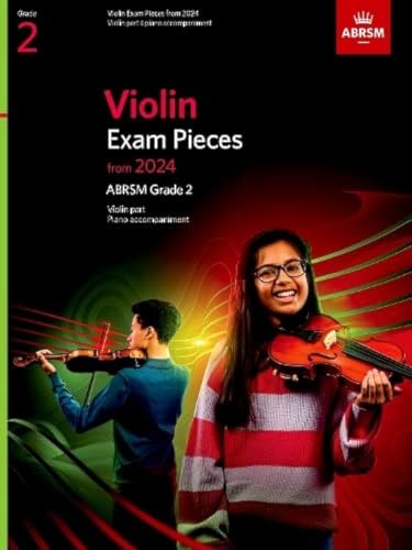 ABRSM Grade 2 Violin/Piano Sheet Music 2024 - 9781786015495