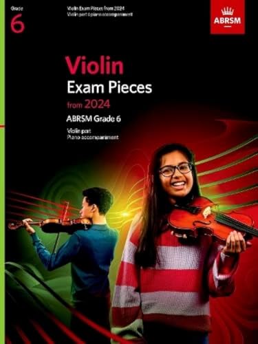 ABRSM Grade 6 Violin/Piano Sheet Music 2024 - 9781786015532