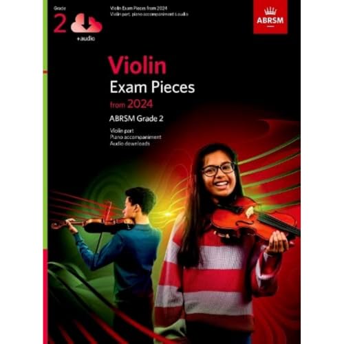 ABRSM Violin Grade 2 Sheet Music 2024 with Audio Downloads - ABRSM 9781786015570