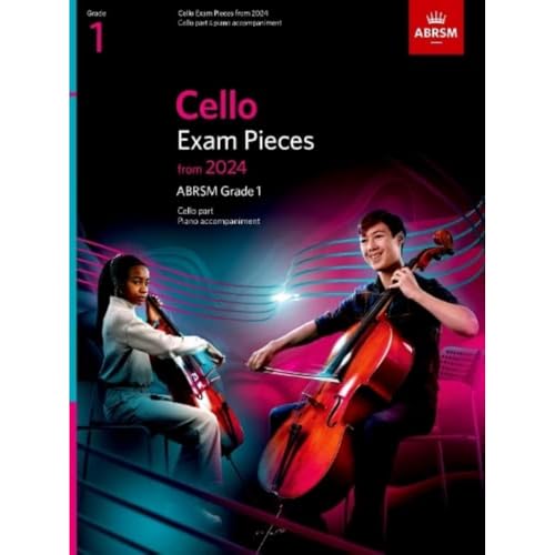 ABRSM Cello from 2024 Grade 1 Cello/Piano Sheet Music - 9781786015709