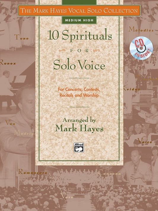 Spirituals 10 for Solo Voice Book 1 Medium/High with CD