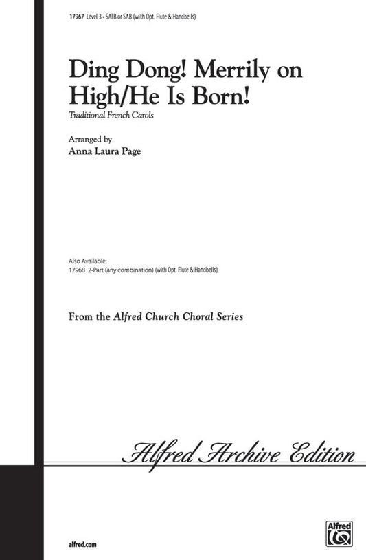 Ding Dong Merrily SATB Or SAB Arr Page