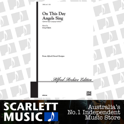 On This Day Angels Sing SATB — view 2